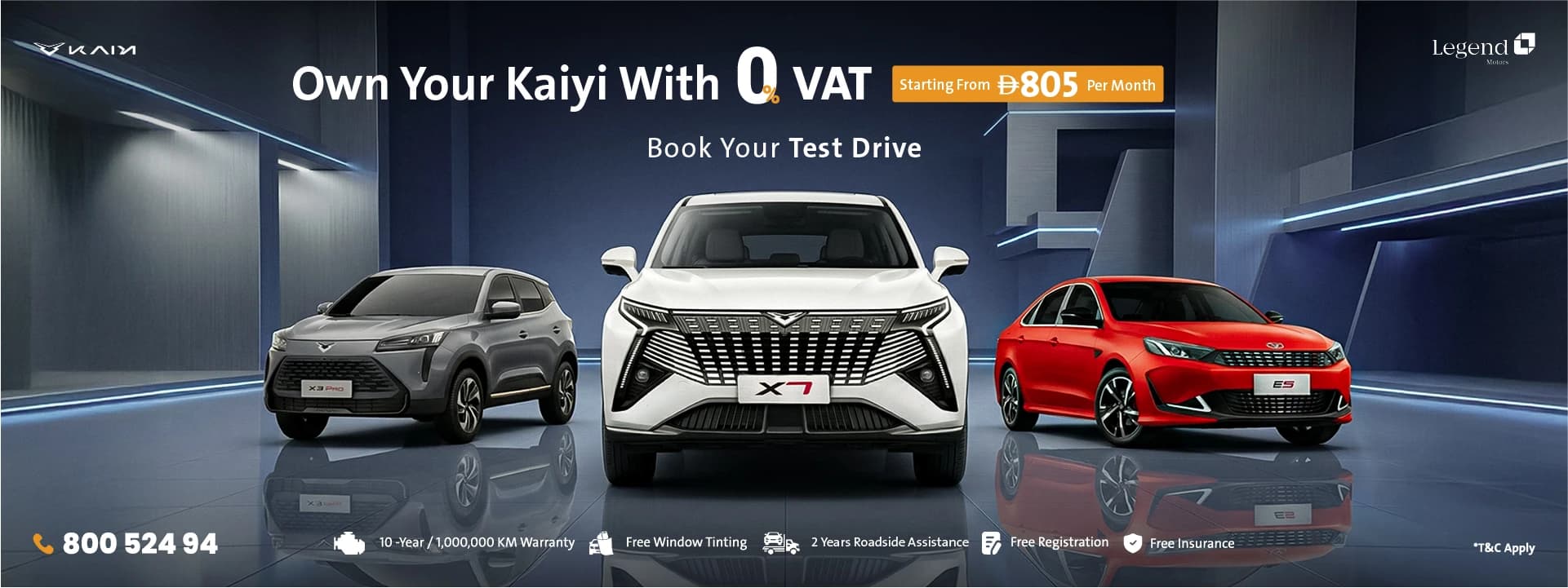 Own Kaiyi Today, Pay Later - Book Your Car Today